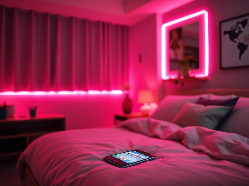 Cozy chat moment with Aigirl App